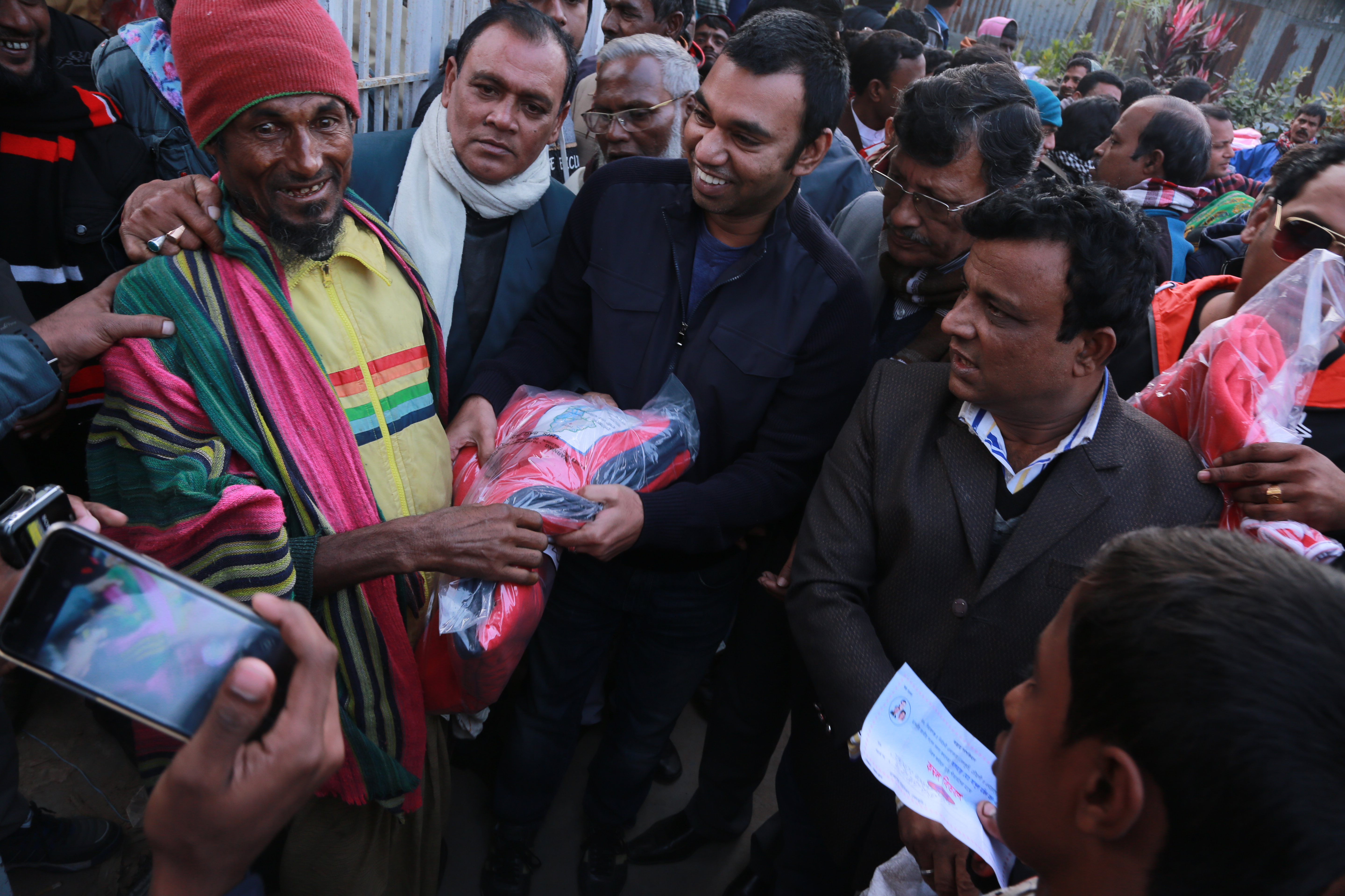 Humanitarian relief activity